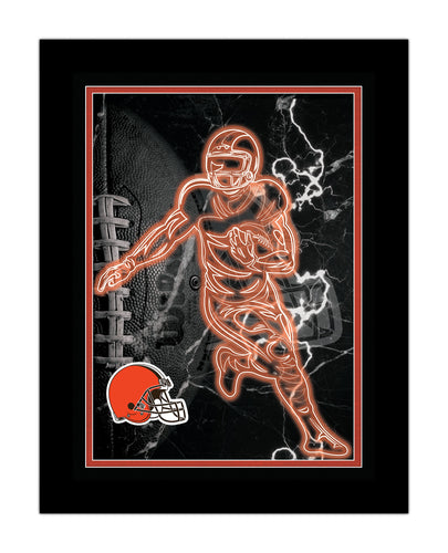 Wholesale NFL2128-Neon Player 12x16 / N2128-Cleveland Browns