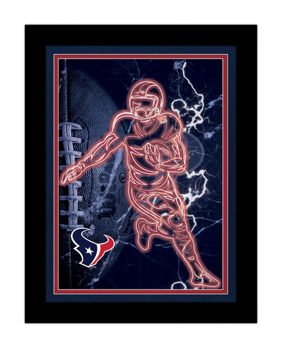 Wholesale NFL2128-Neon Player 12x16 / N2128-Houston Texans