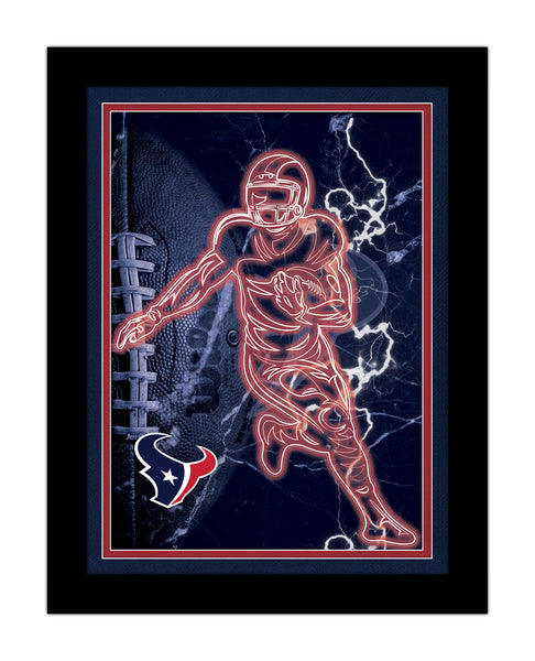Wholesale NFL2128-Neon Player 12x16 / N2128-Houston Texans
