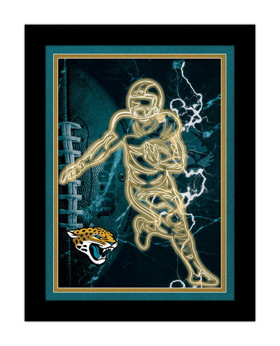 Wholesale NFL2128-Neon Player 12x16 / N2128-Jacksonville Jaguars