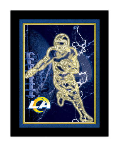 Wholesale NFL2128-Neon Player 12x16 / N2128-Los Angeles Rams