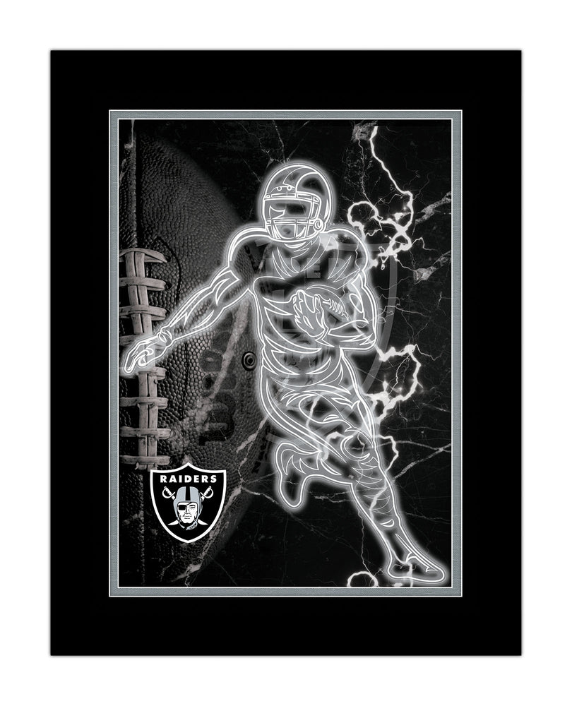 Wholesale NFL2128-Neon Player 12x16 / N2128-Las Vegas Raiders