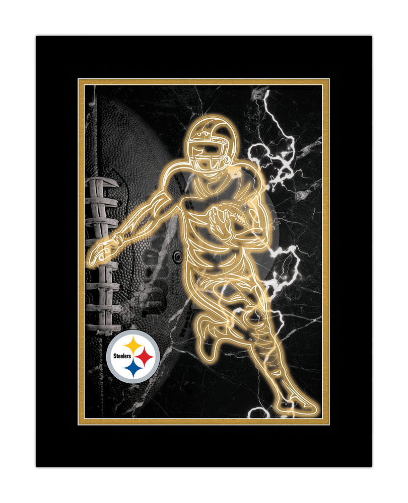 Wholesale NFL2128-Neon Player 12x16 / N2128-Pittsburgh Steelers
