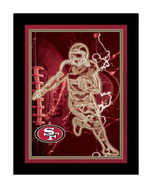 Wholesale NFL2128-Neon Player 12x16 / N2128-San Francisco 49ers