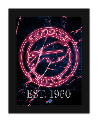 Wholesale NFL2129-Neon Circle Logo 12x16 / N2129-Buffalo Bills