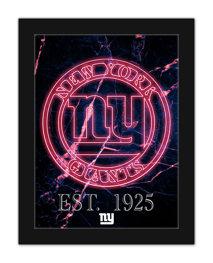 Wholesale NFL2129-Neon Circle Logo 12x16 / N2129-New York Giants