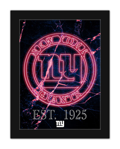 Wholesale NFL2129-Neon Circle Logo 12x16 / N2129-New York Giants