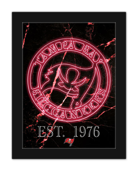 Wholesale NFL2129-Neon Circle Logo 12x16 / N2129-Tampa Bay Buccaneers