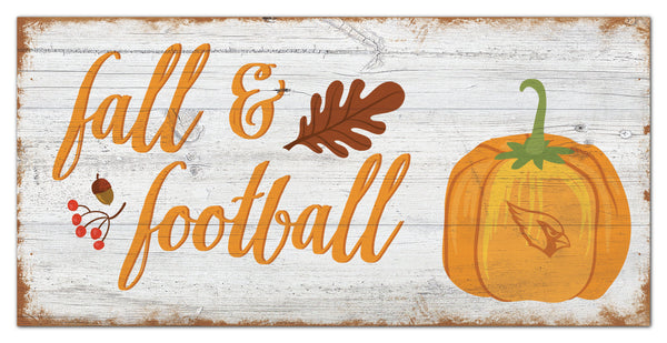 Wholesale NFL2135-Fall and Football 6x12 (1) / N2135-Arizona Cardinals