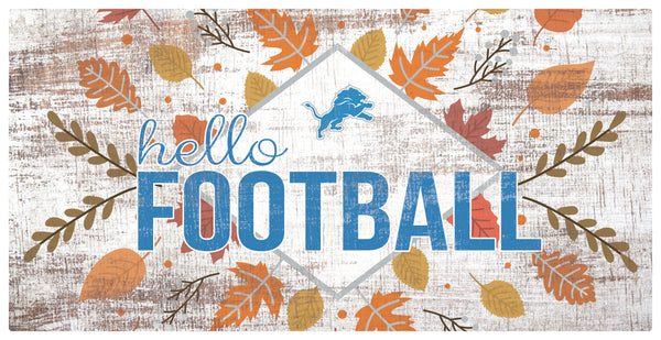 Wholesale NFL2136-Hello Football 6x12 (1) / N2136-Detroit Lions