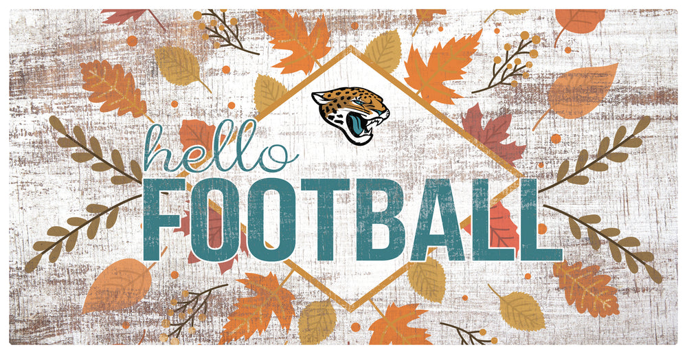 Wholesale NFL2136-Hello Football 6x12 (1) / N2136-Jacksonville Jaguars