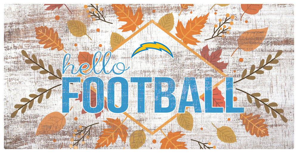 Wholesale NFL2136-Hello Football 6x12 (1) / N2136-Los Angeles Chargers