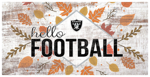 Wholesale NFL2136-Hello Football 6x12 (1) / N2136-Las Vegas Raiders
