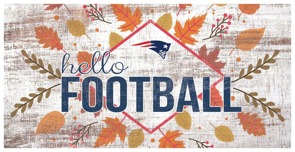 Wholesale NFL2136-Hello Football 6x12 (1) / N2136-New England Patriots