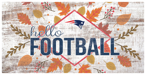 Wholesale NFL2136-Hello Football 6x12 (1) / N2136-New England Patriots