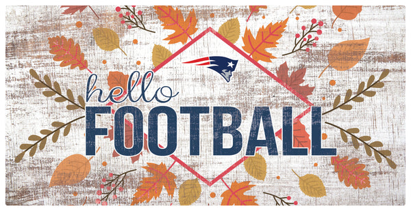 Wholesale NFL2136-Hello Football 6x12 (1) / N2136-New England Patriots