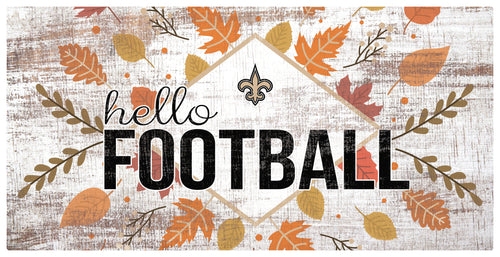 Wholesale NFL2136-Hello Football 6x12 (1) / N2136-New Orleans Saints