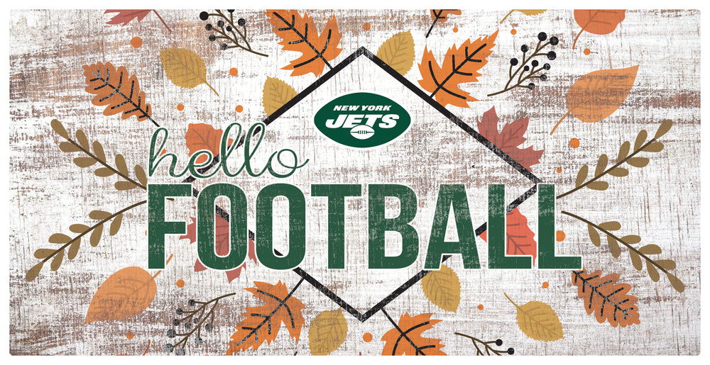 Wholesale NFL2136-Hello Football 6x12 (1) / N2136-New York Jets