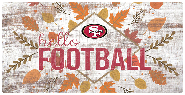 Wholesale NFL2136-Hello Football 6x12 (1) / N2136-San Francisco 49ers