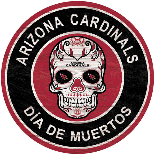 Wholesale NFL2141-Sugar Skull Circle / N2141-Arizona Cardinals