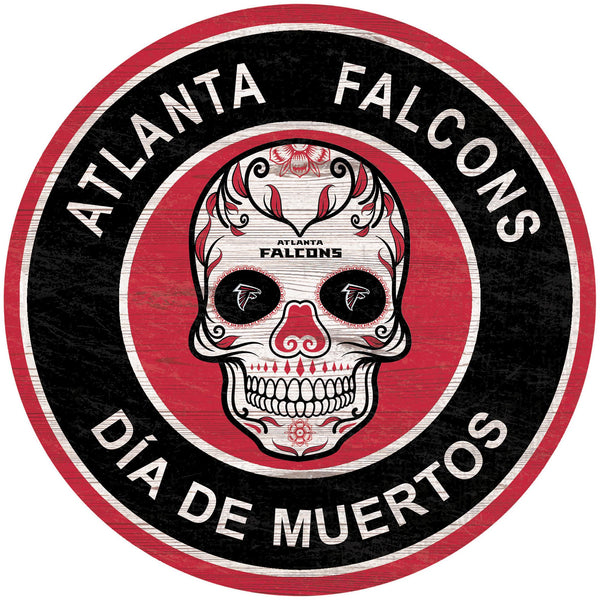 Wholesale NFL2141-Sugar Skull Circle / N2141-Atlanta Falcons