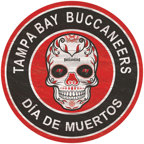 Wholesale NFL2141-Sugar Skull Circle / N2141-Tampa Bay Buccaneers