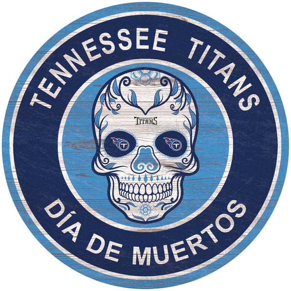 Wholesale NFL2141-Sugar Skull Circle / N2141-Tennessee Titans