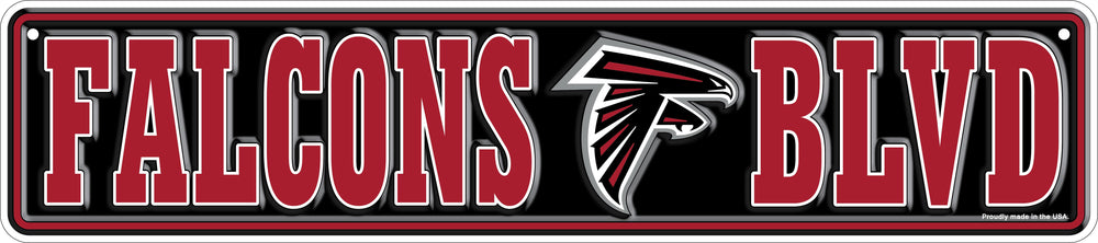 Wholesale NFL2151-Team Boulevard Metal 4x18 / N2151-Atlanta Falcons