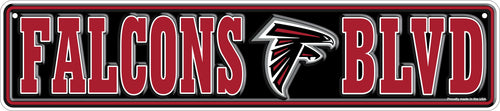 Wholesale NFL2151-Team Boulevard Metal 4x18 / N2151-Atlanta Falcons