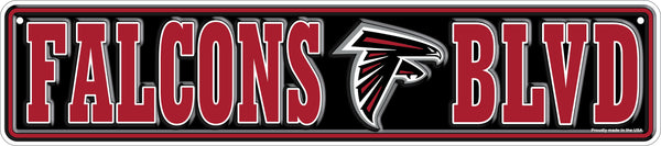 Wholesale NFL2151-Team Boulevard Metal 4x18 / N2151-Atlanta Falcons