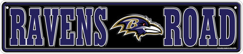 Wholesale NFL2151-Team Boulevard Metal 4x18 / N2151-Baltimore Ravens