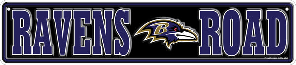 Wholesale NFL2151-Team Boulevard Metal 4x18 / N2151-Baltimore Ravens