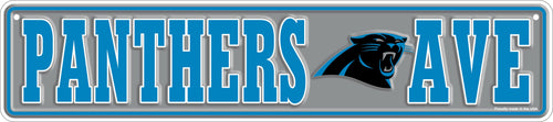 Wholesale NFL2151-Team Boulevard Metal 4x18 / N2151-Carolina Panthers