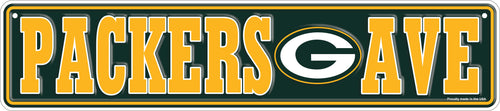 Wholesale NFL2151-Team Boulevard Metal 4x18 / N2151-Green Bay Packers