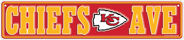 Wholesale NFL2151-Team Boulevard Metal 4x18 / N2151-Kansas City Chiefs