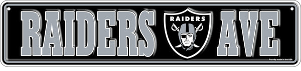 Wholesale NFL2151-Team Boulevard Metal 4x18 / N2151-Las Vegas Raiders