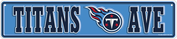 Wholesale NFL2151-Team Boulevard Metal 4x18 / N2151-Tennessee Titans