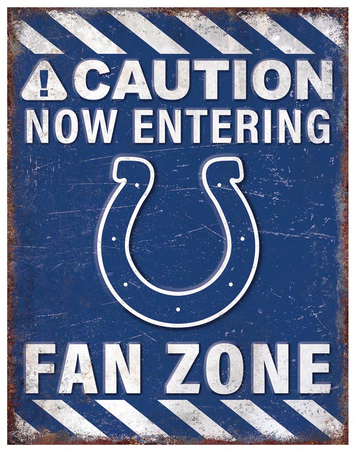 Wholesale NFL2153-Fan Zone Metal / N2153-Indianapolis Colts