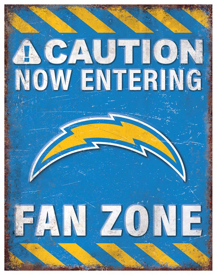 Wholesale NFL2153-Fan Zone Metal / N2153-Los Angeles Chargers