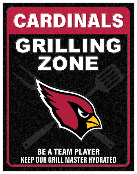 Wholesale NFL2154-Grill Zone Metal / N2154-Arizona Cardinals