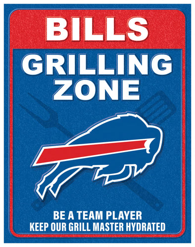 Wholesale NFL2154-Grill Zone Metal / N2154-Buffalo Bills