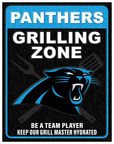 Wholesale NFL2154-Grill Zone Metal / N2154-Carolina Panthers