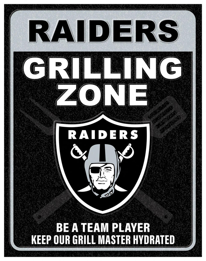 Wholesale NFL2154-Grill Zone Metal / N2154-Las Vegas Raiders