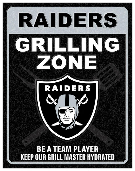 Wholesale NFL2154-Grill Zone Metal / N2154-Las Vegas Raiders
