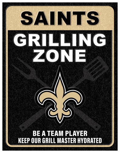 Wholesale NFL2154-Grill Zone Metal / N2154-New Orleans Saints