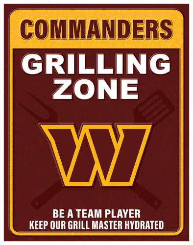 Wholesale NFL2154-Grill Zone Metal / N2154-Washington Commanders