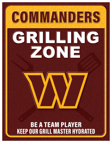 Wholesale NFL2154-Grill Zone Metal / N2154-Washington Commanders