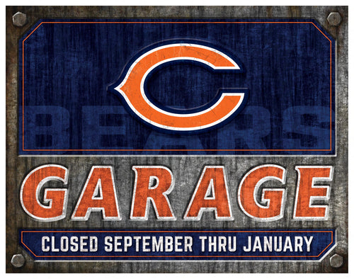 Wholesale NFL2155-Garage Metal / N2155-Chicago Bears