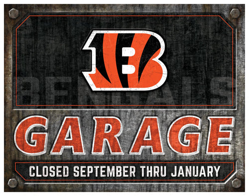 Wholesale NFL2155-Garage Metal / N2155-Cincinnati Bengals