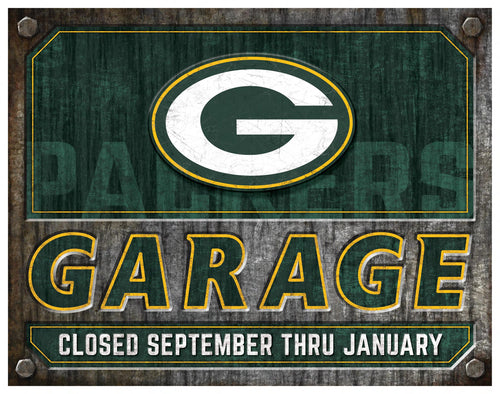 Wholesale NFL2155-Garage Metal / N2155-Green Bay Packers